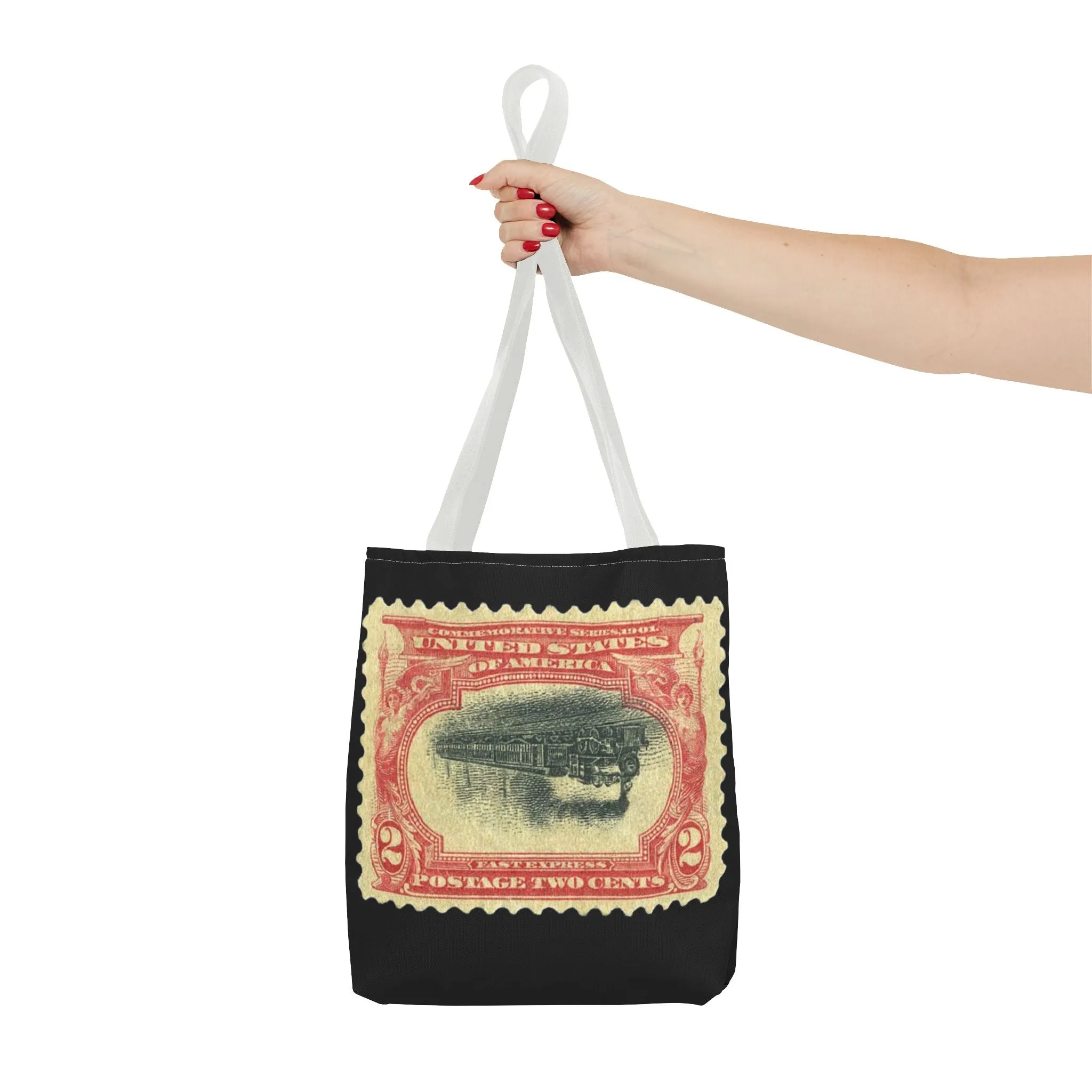 1901 2¢ PAN-AMERICAN EXPO TRAIN STAMP ERROR Tote Bag