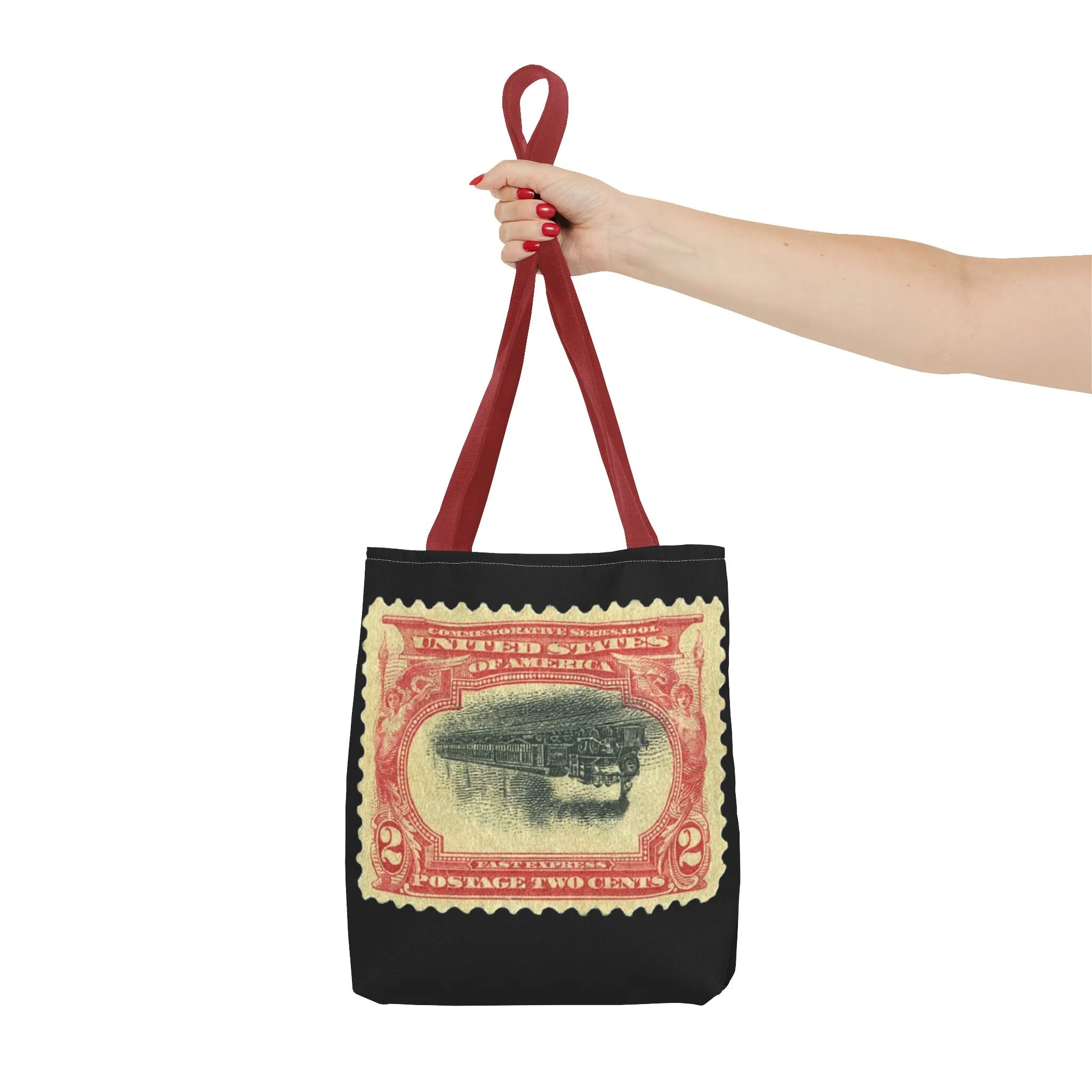 1901 2¢ PAN-AMERICAN EXPO TRAIN STAMP ERROR Tote Bag