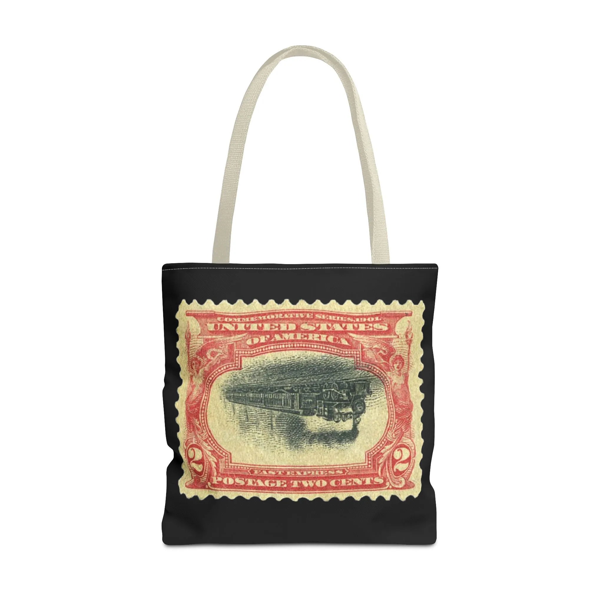 1901 2¢ PAN-AMERICAN EXPO TRAIN STAMP ERROR Tote Bag
