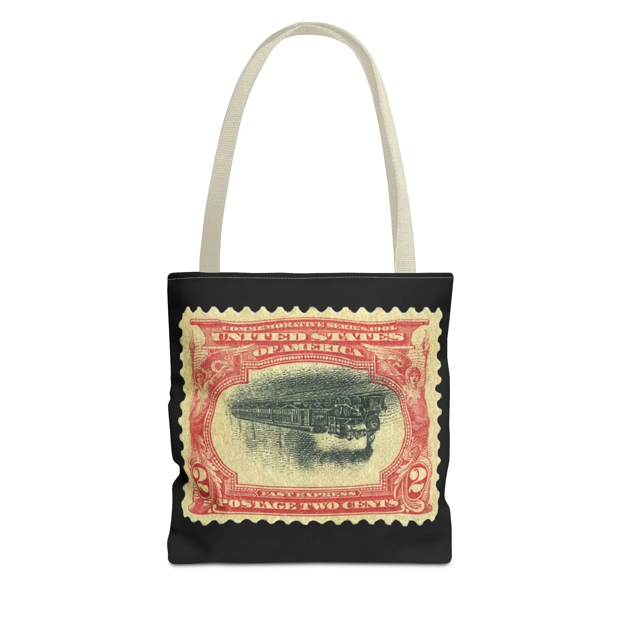 1901 2¢ PAN-AMERICAN EXPO TRAIN STAMP ERROR Tote Bag