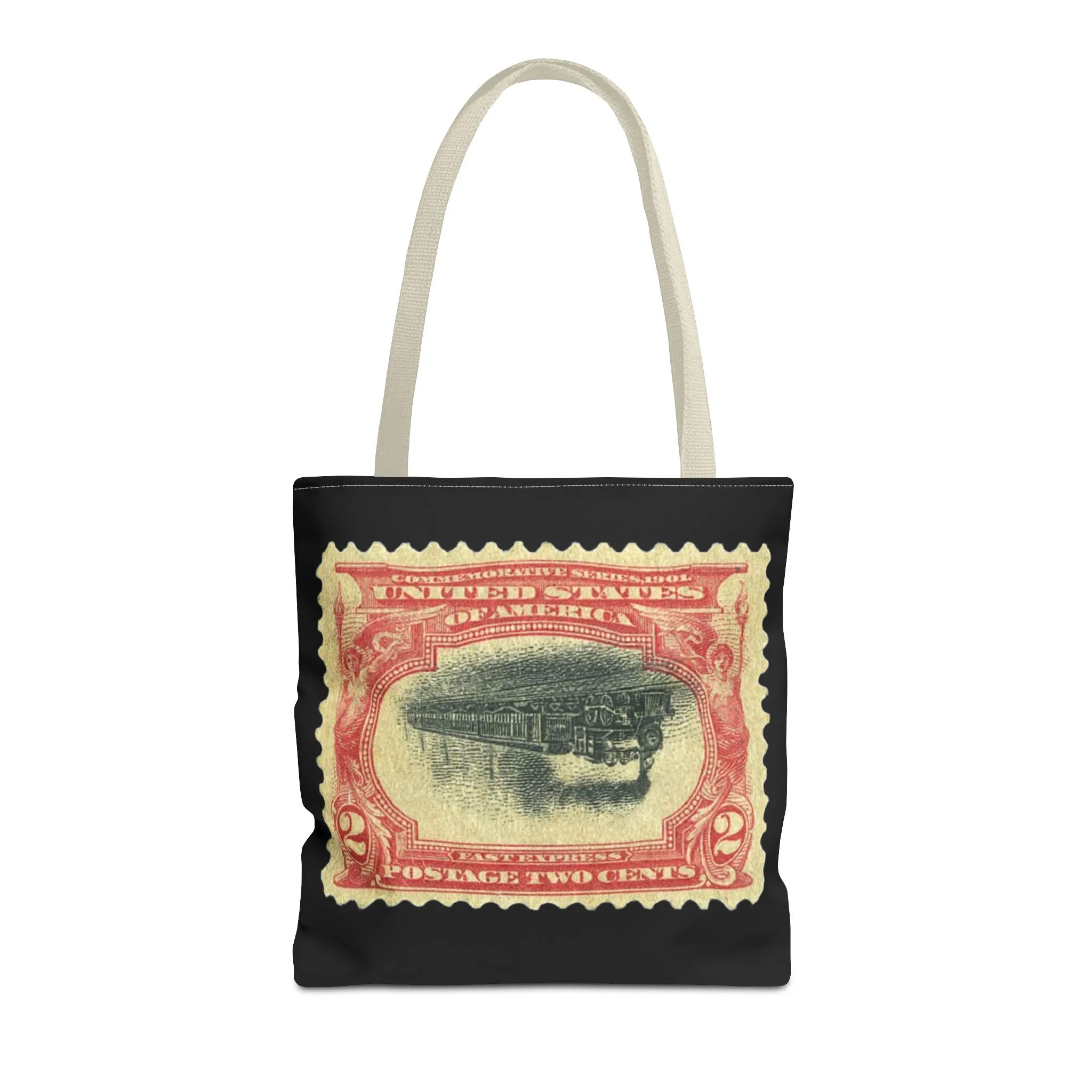 1901 2¢ PAN-AMERICAN EXPO TRAIN STAMP ERROR Tote Bag