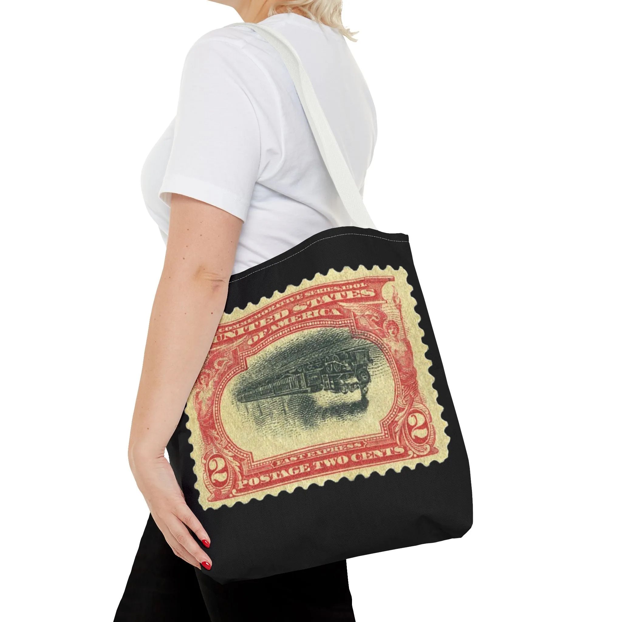 1901 2¢ PAN-AMERICAN EXPO TRAIN STAMP ERROR Tote Bag