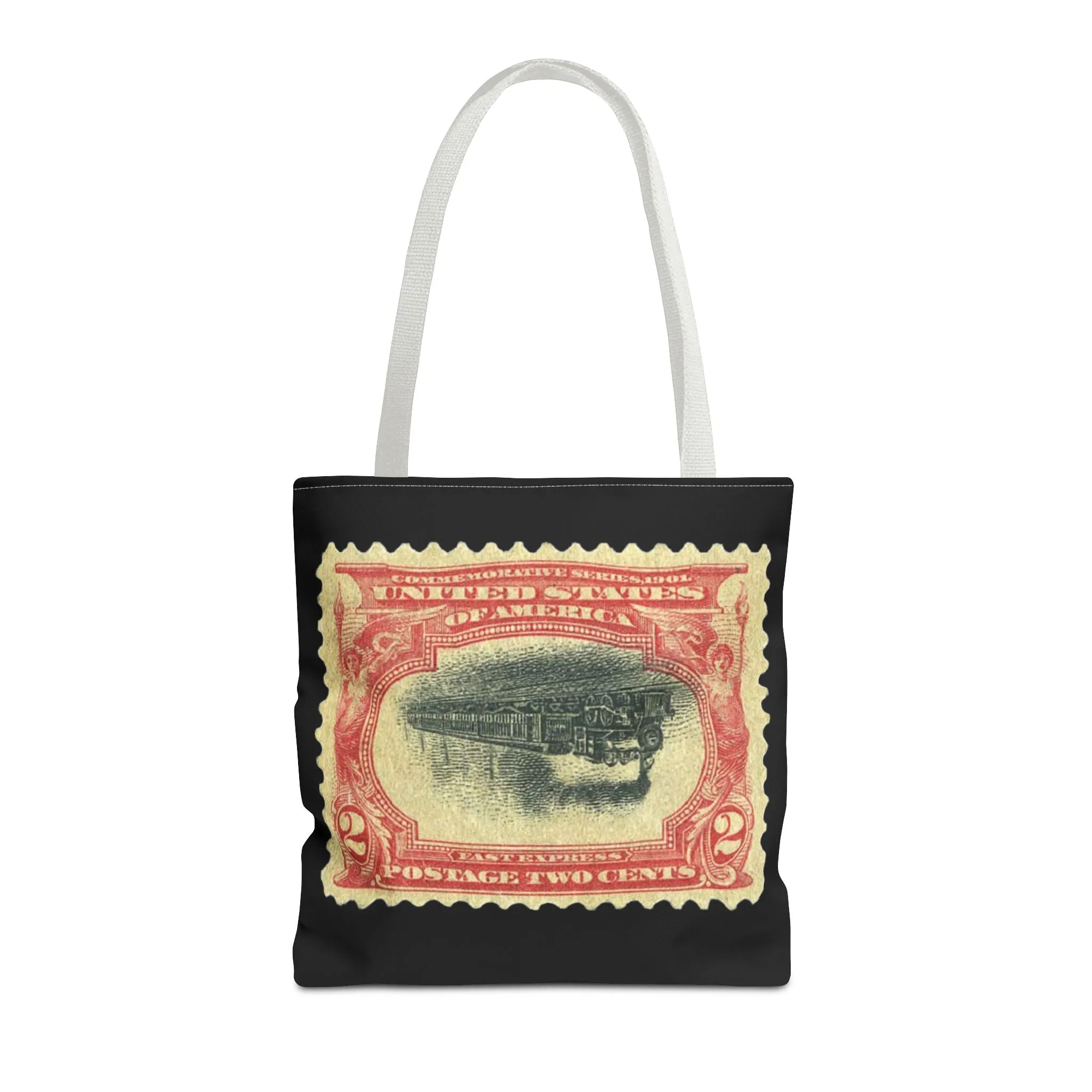 1901 2¢ PAN-AMERICAN EXPO TRAIN STAMP ERROR Tote Bag