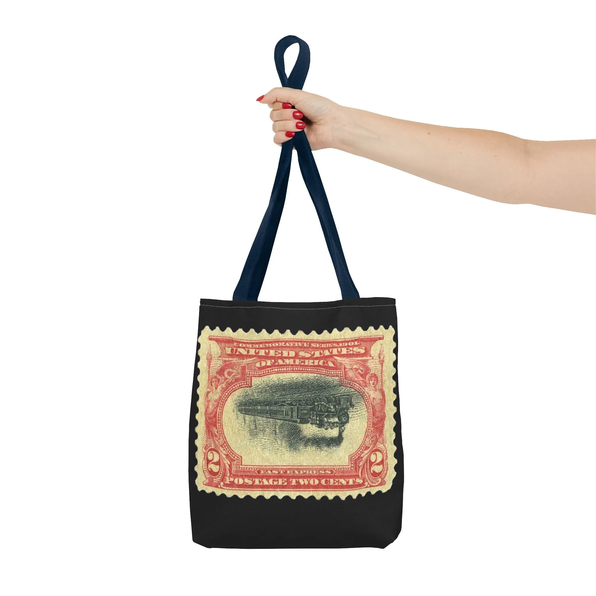 1901 2¢ PAN-AMERICAN EXPO TRAIN STAMP ERROR Tote Bag