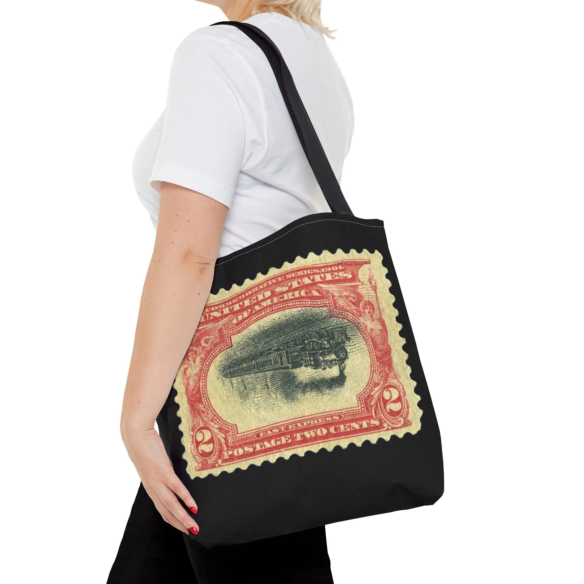 1901 2¢ PAN-AMERICAN EXPO TRAIN STAMP ERROR Tote Bag