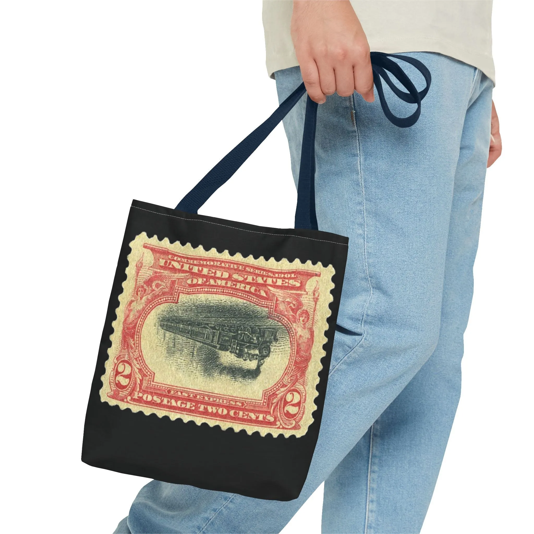 1901 2¢ PAN-AMERICAN EXPO TRAIN STAMP ERROR Tote Bag