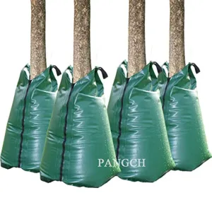 20 Gallon Slow Release Tree Watering Bags - Drip Irrigation for Newly Planted or Established Trees (4 Pack)