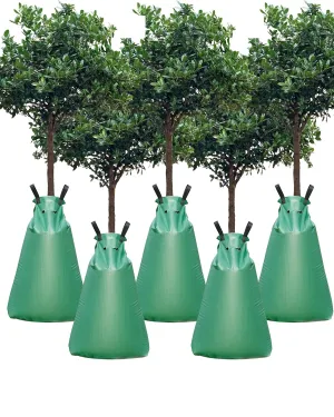 20 Gallon Tree Watering Bag, Tree Watering Bags Slow Release, Portable Tree Bags for Watering, Great for Newly Plants/Garden/Shrubs (5 Packs)