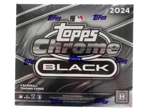 2024 Topps Chrome Black Baseball Hobby Box