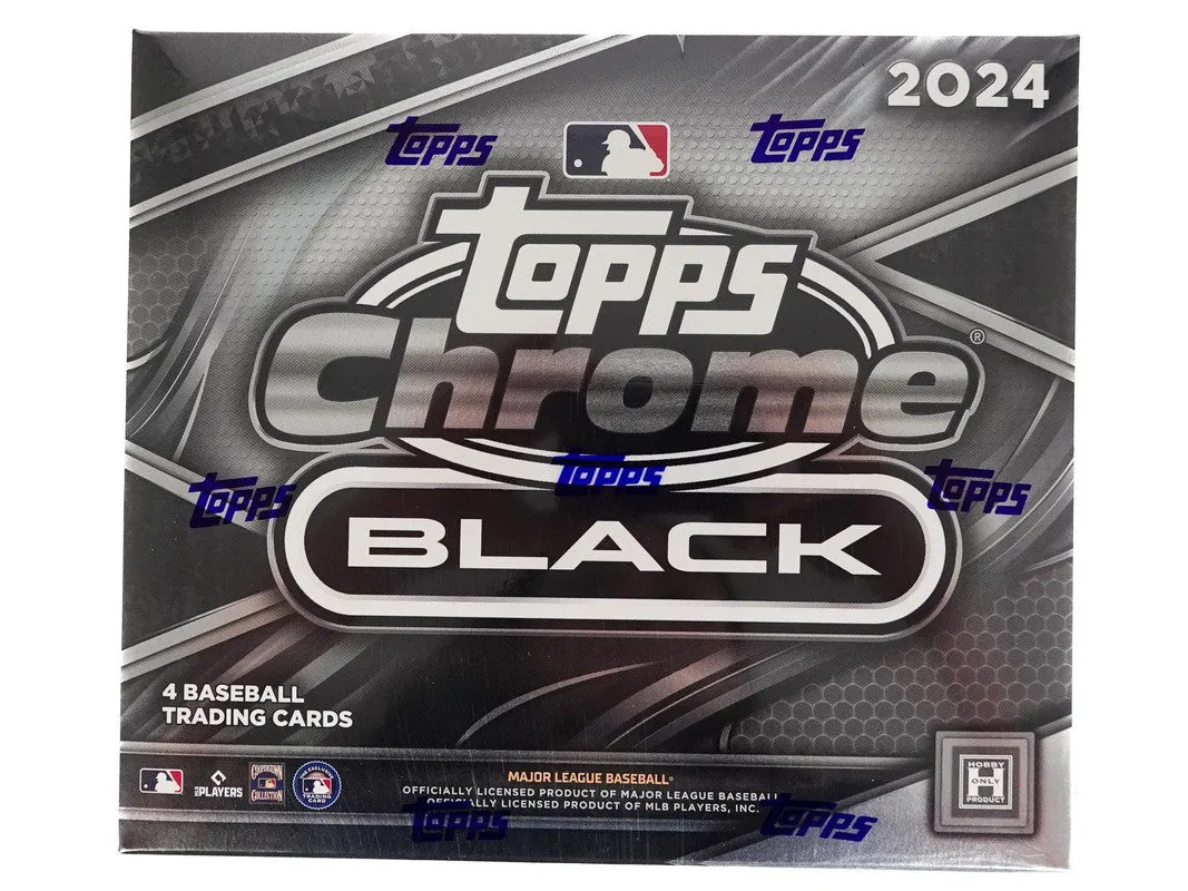 2024 Topps Chrome Black Baseball Hobby Box