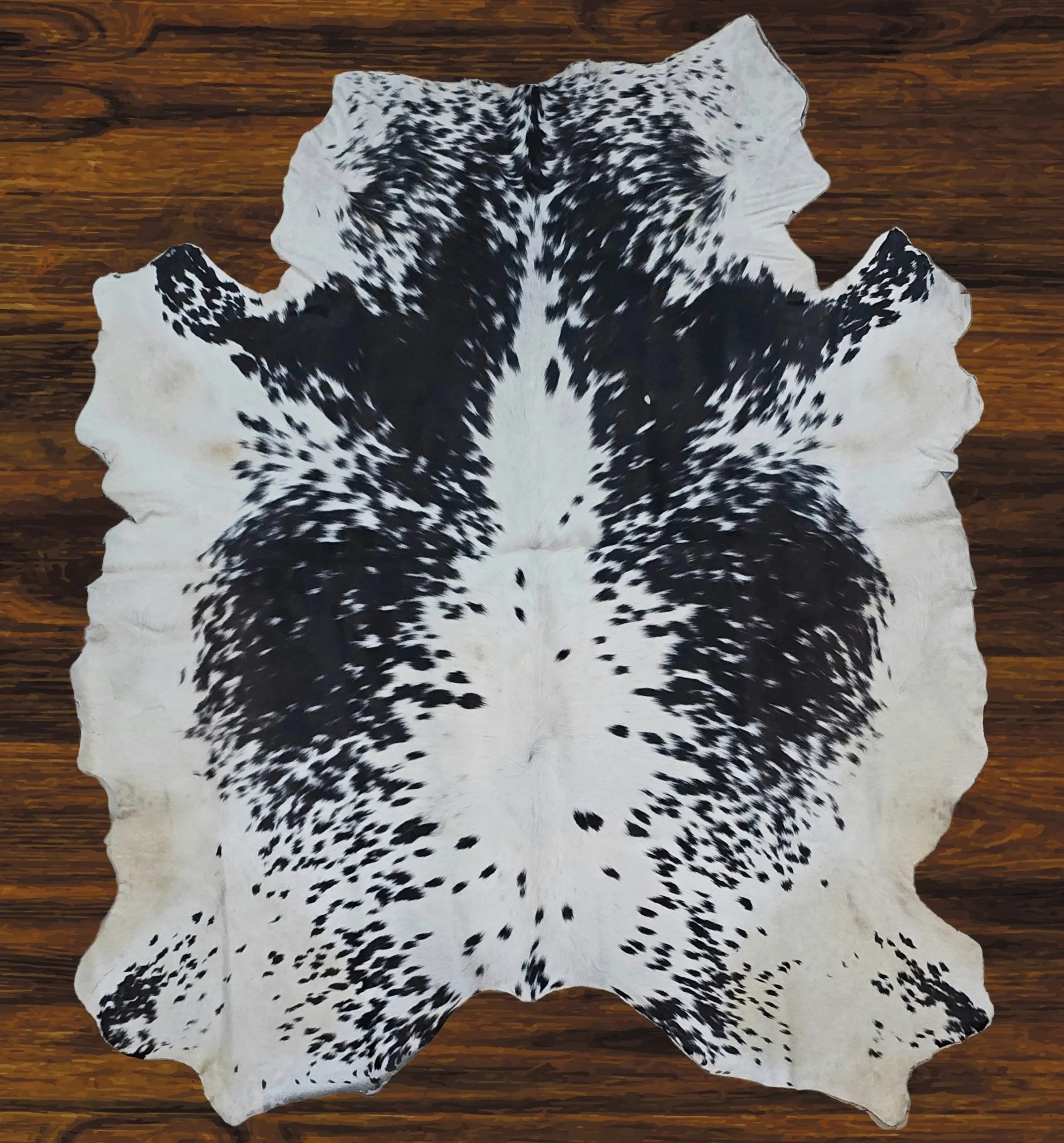 241-16 Cow Skin Hair on Hide 100% Pure Cow Hide Large Decorative/Carpet/Rug/Wall Leather