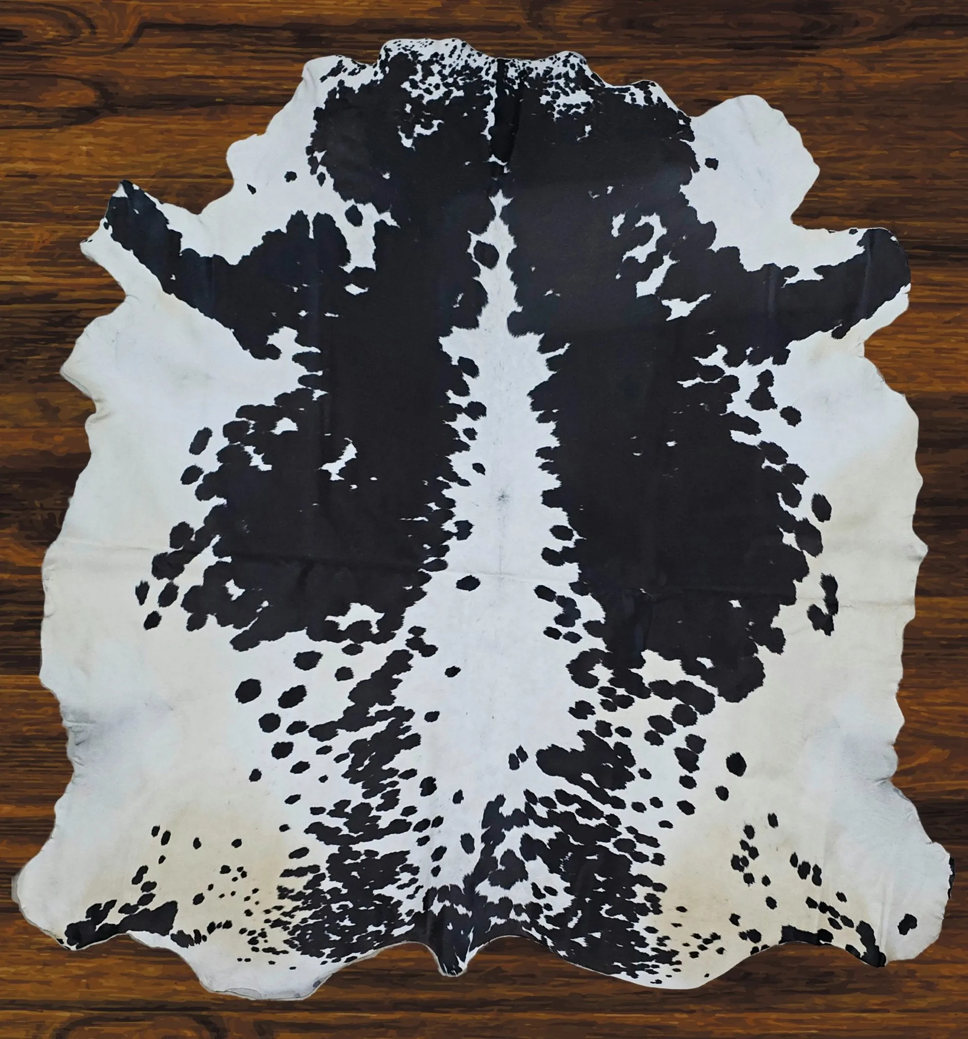 241-19 Cow Skin Hair on Hide 100% Pure Cow Hide Large Decorative/Carpet/Rug/Wall Leather