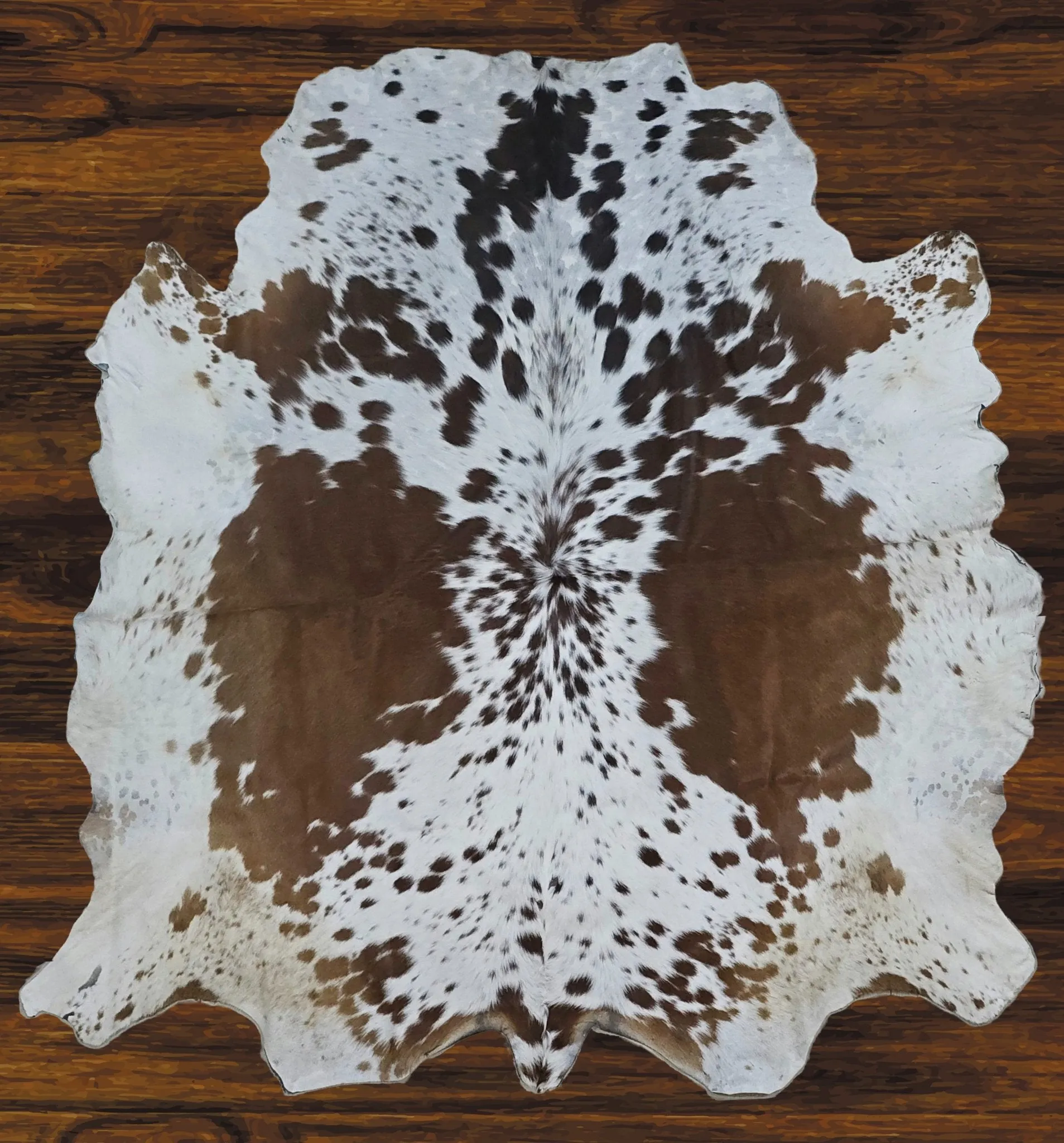 241-26 Cow Skin Hair on Hide 100% Pure Cow Hide Large Decorative/Carpet/Rug/Wall Leather