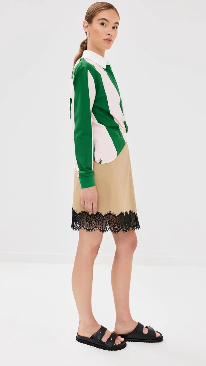 3.1 Phillip Lim Women's Rugby Shirt Combo Mini Dress