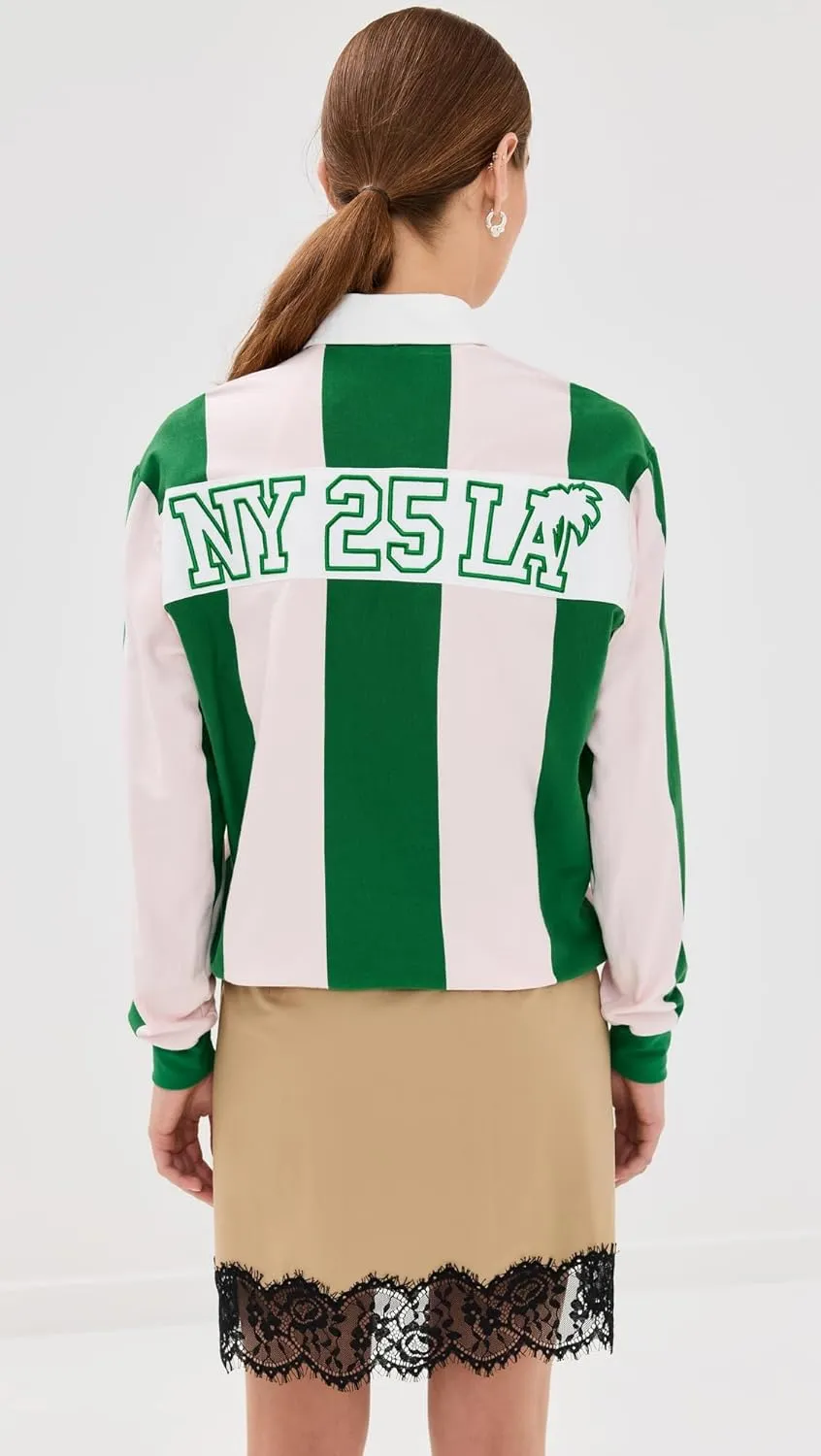 3.1 Phillip Lim Women's Rugby Shirt Combo Mini Dress