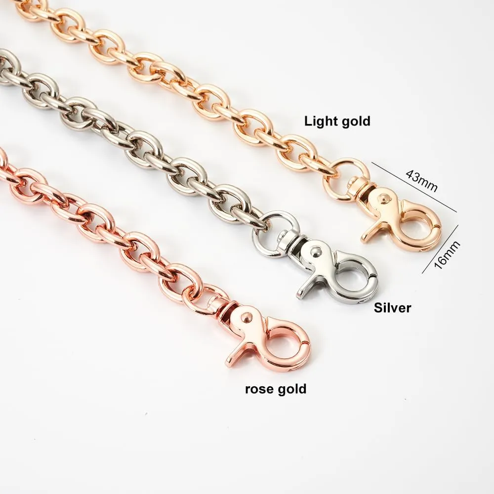 4 - Piece Fashion Chain Hook Set - Universal Style, 2 Chain Lengths, Multiple Colors Available