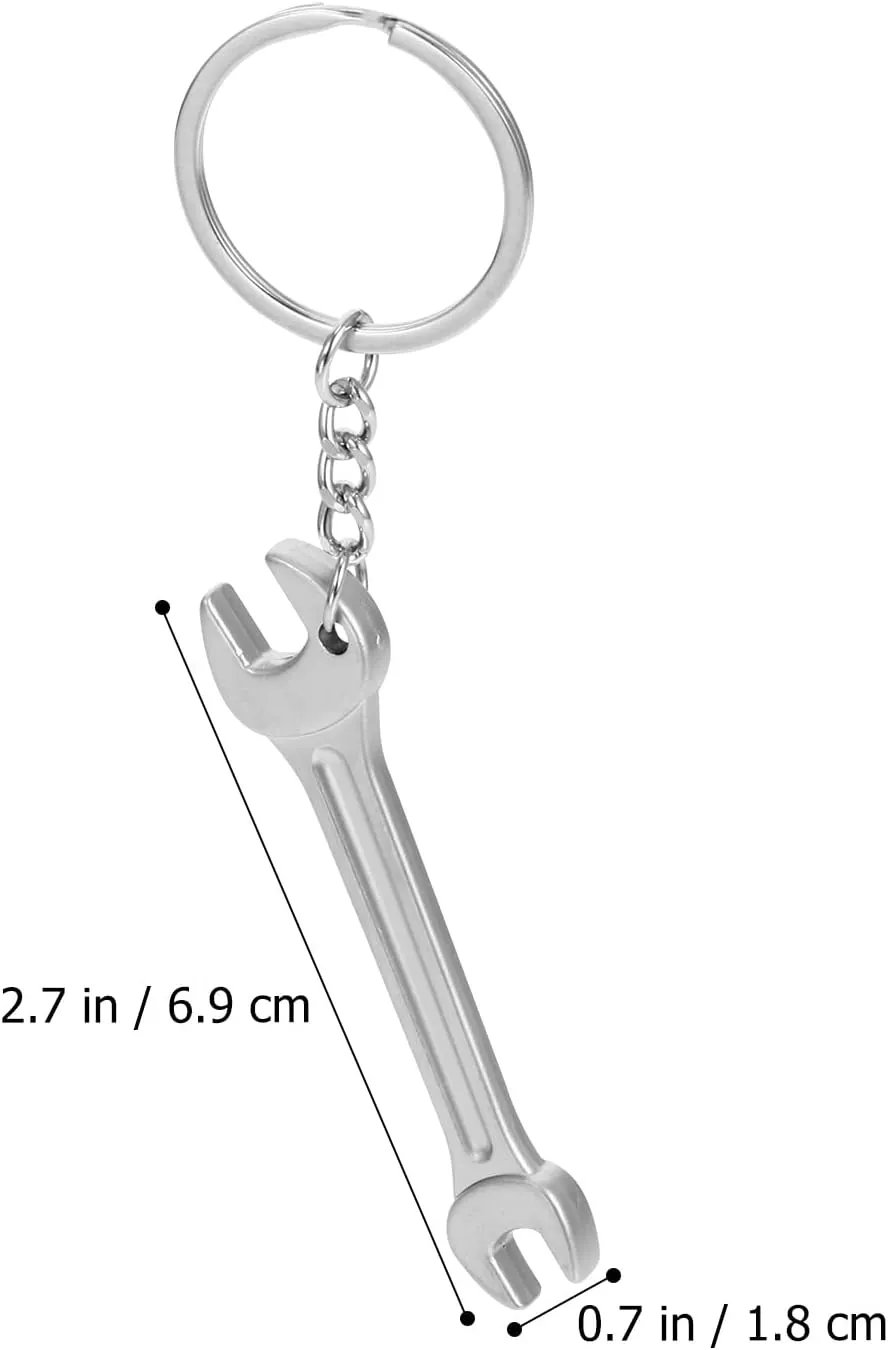 5pcs Tool Keychain for Men - Metal Trim Mini Hammer Car Multitool Repair Tools