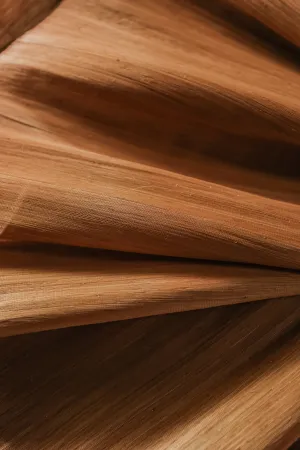 Abaca Silk - Natural dye in Mahogany