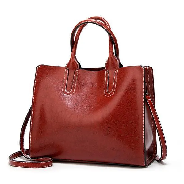 ACELURE™ Women's Leather Casual Tote Bag
