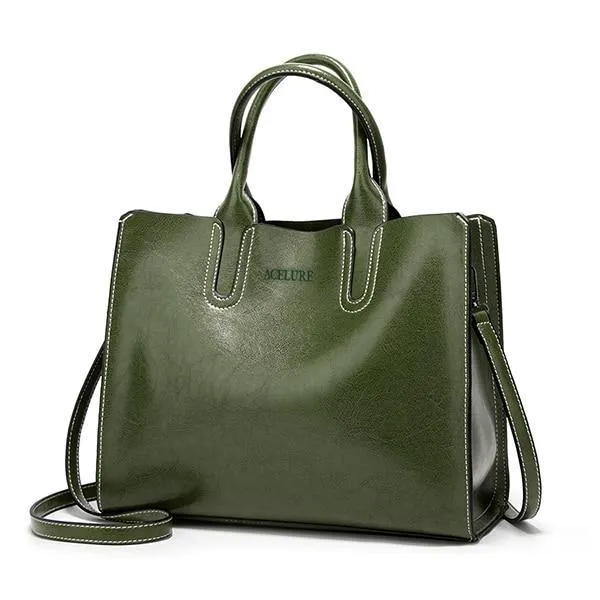 ACELURE™ Women's Leather Casual Tote Bag