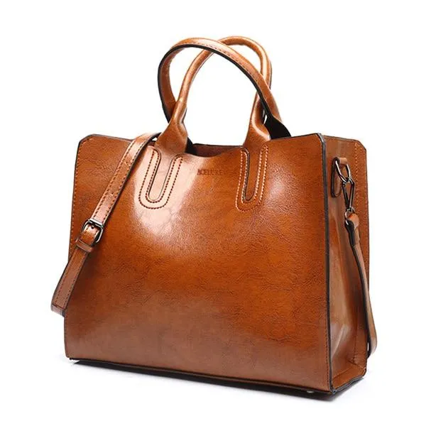 ACELURE™ Women's Leather Casual Tote Bag