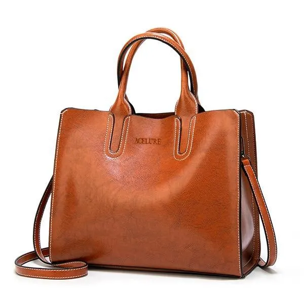 ACELURE™ Women's Leather Casual Tote Bag
