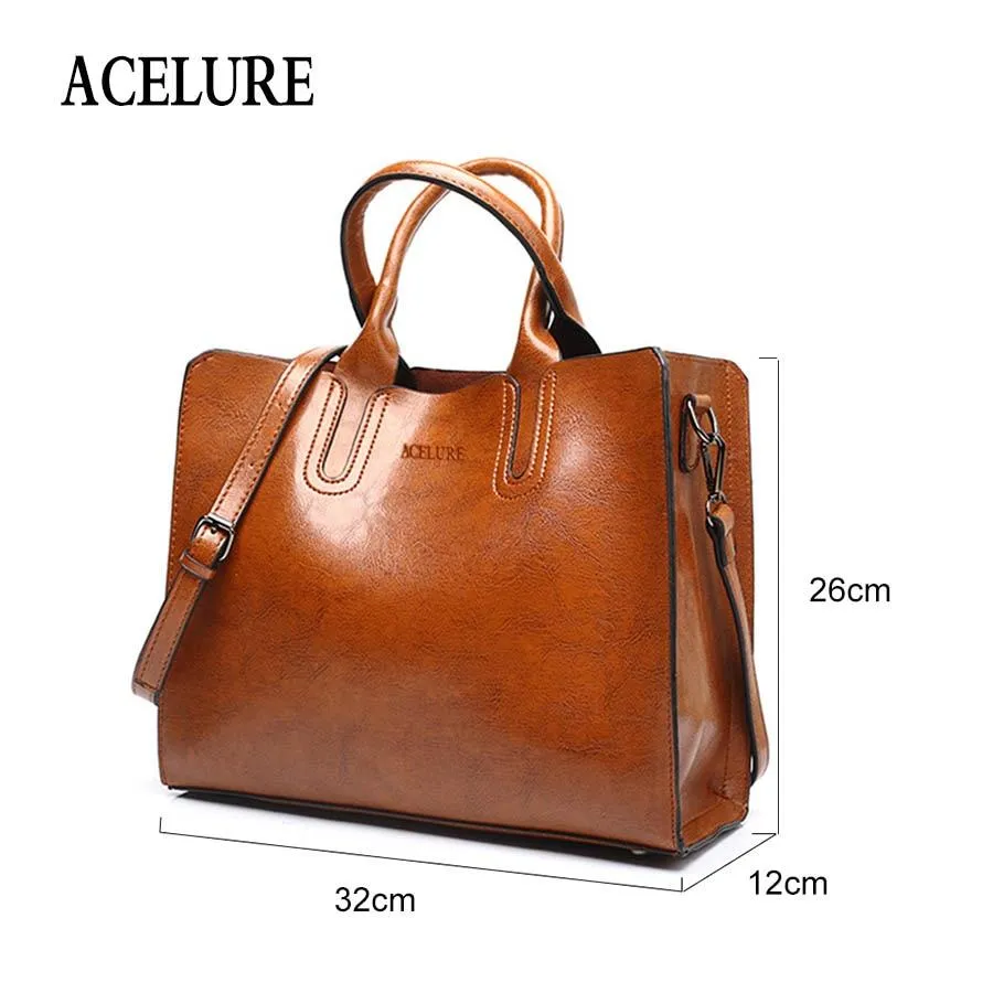 ACELURE™ Women's Leather Casual Tote Bag