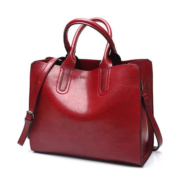 ACELURE™ Women's Leather Casual Tote Bag