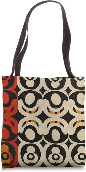 Adinkra Fabric African Retro Design - Ethnic Print Tote Bag
