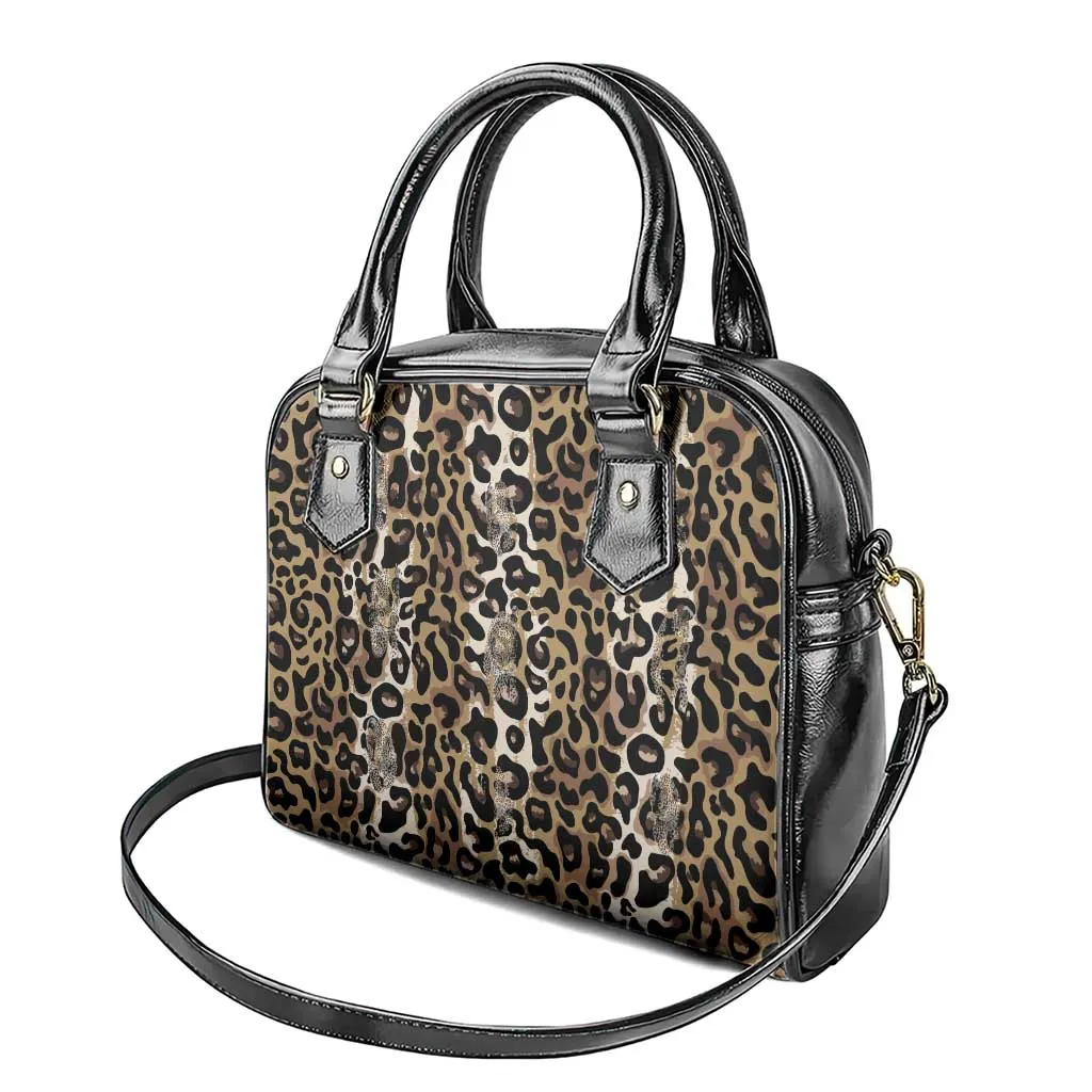 African Leopard Skin Pattern Shoulder Handbag LT15