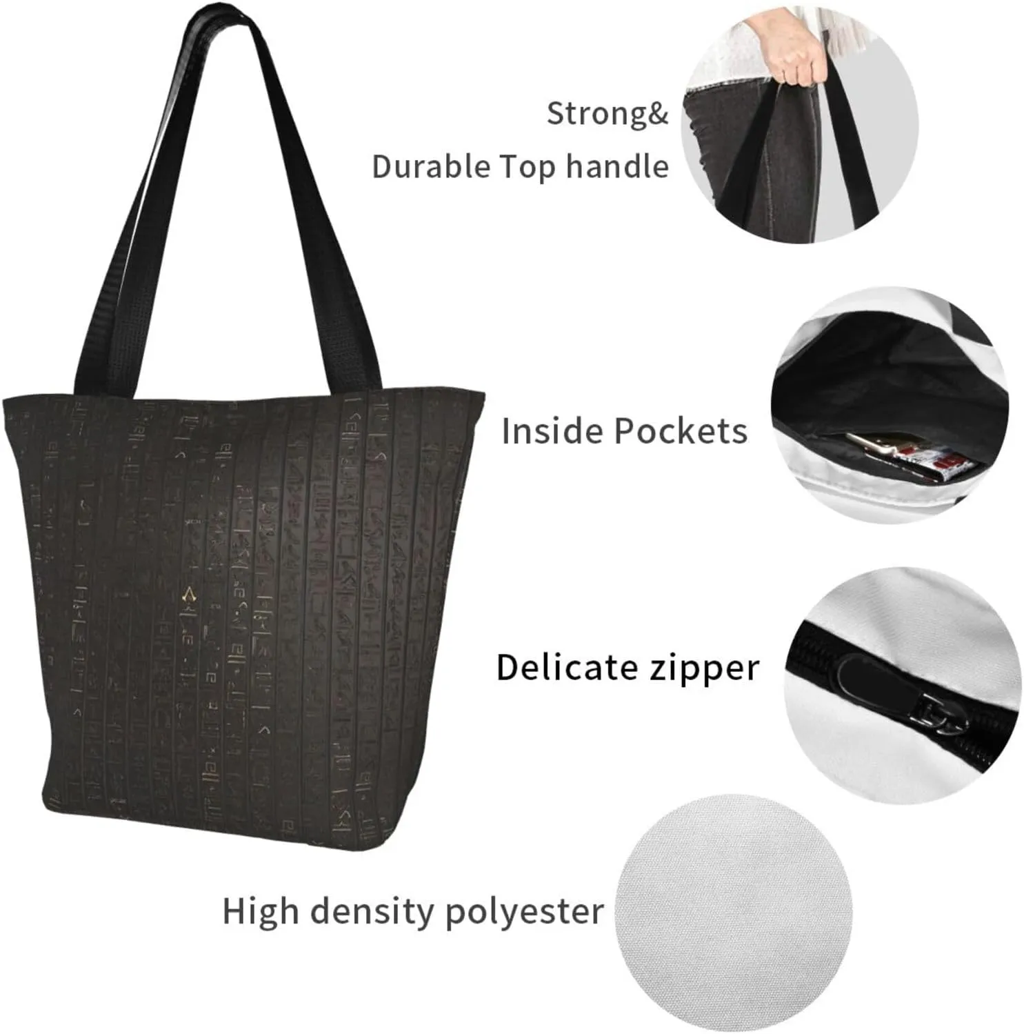 African National Patterns Print Shoulder Tote Bag Women'S Large Size Handbag Casual Tote Shopping Bag For Women