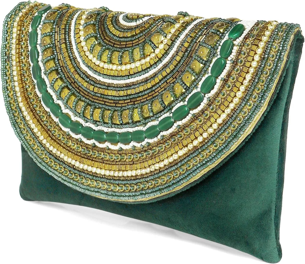 Aheli Indian Clutch Purses Gift for Women Wedding Handmade Evening Bridal Handbags Party