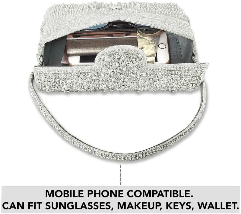 Aheli Indian Potli Bags Gift for Women Evening Bag Clutch Ethnic Bride Purse with Drawstring