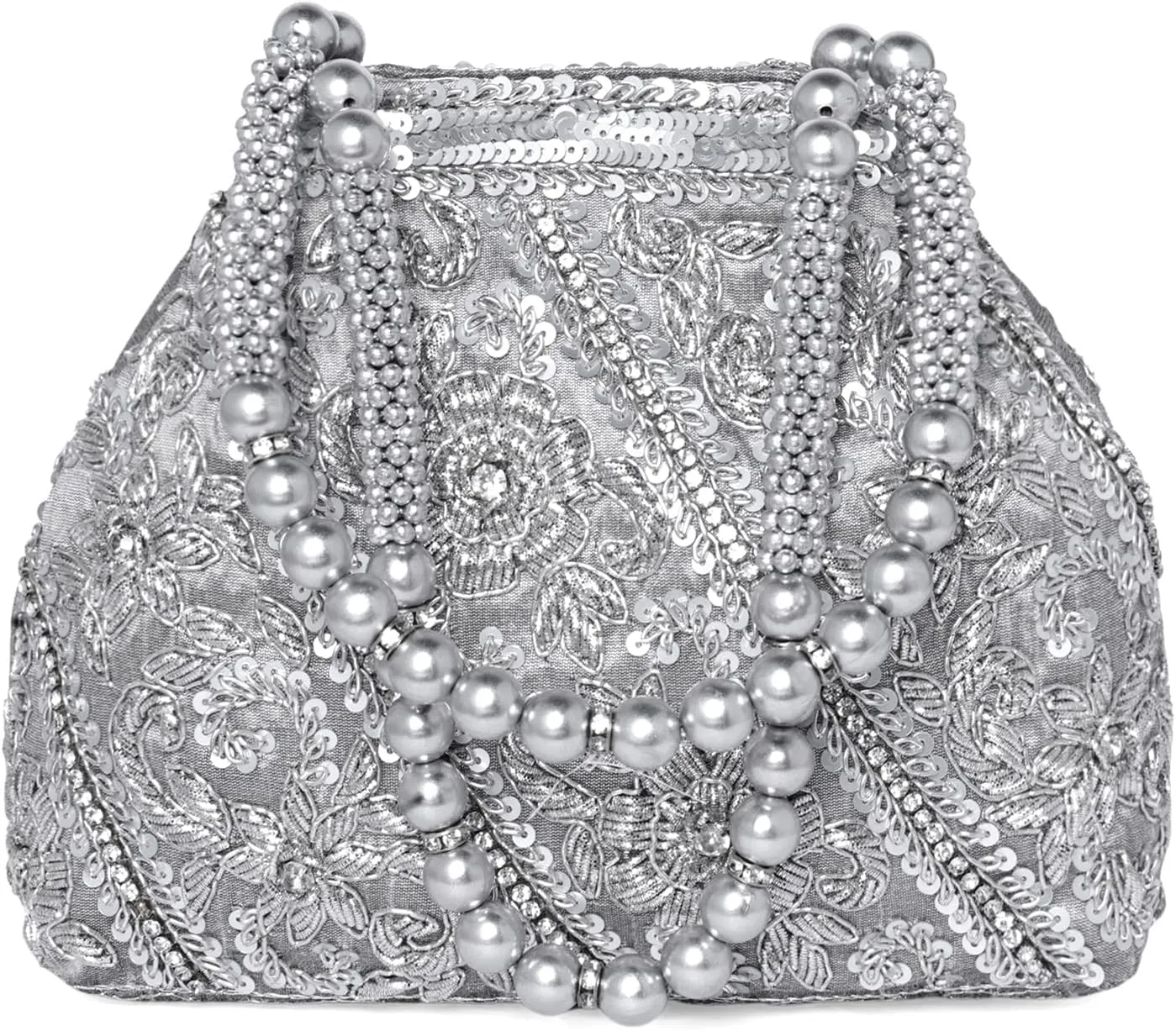 Aheli Potli Bag Gift for Women Handmade Evening Wristlet Handbags Stylish Bridal Purse Fashion Bag