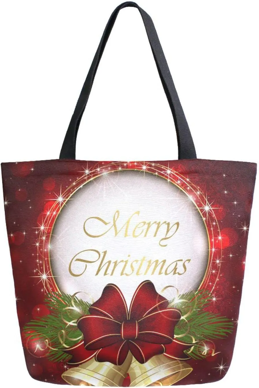 ALAZA Canvas Tote Bag Large Women Casual Shoulder Bag Handbag For Outdoors Holiday Weekender Travel