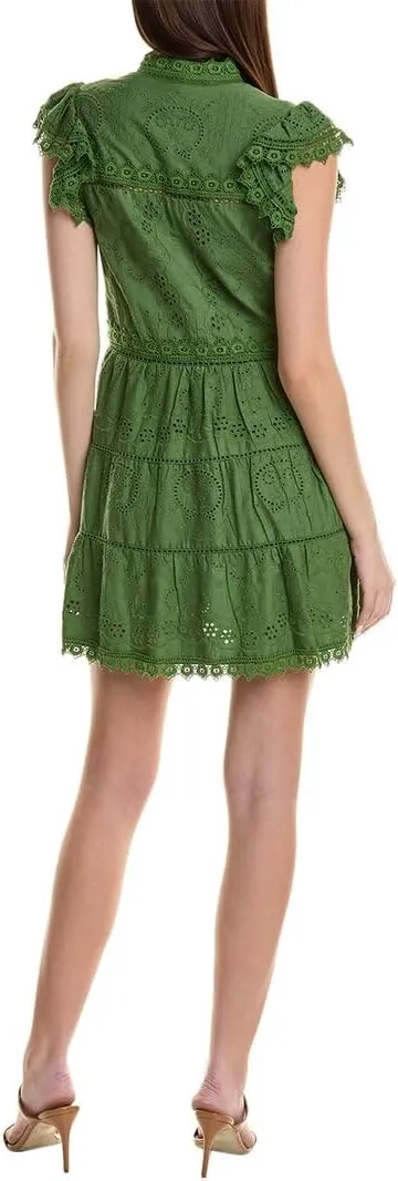 alice   olivia Marina Tiered Easy Mini Dress