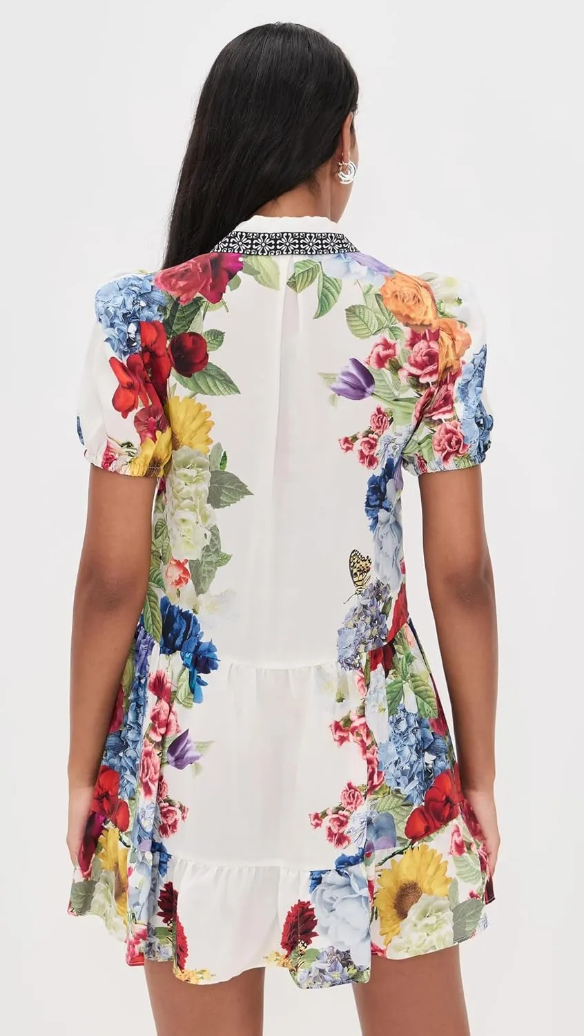 alice   olivia Women's Claire Tiered Mini Dress