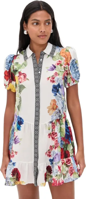 alice   olivia Women's Claire Tiered Mini Dress
