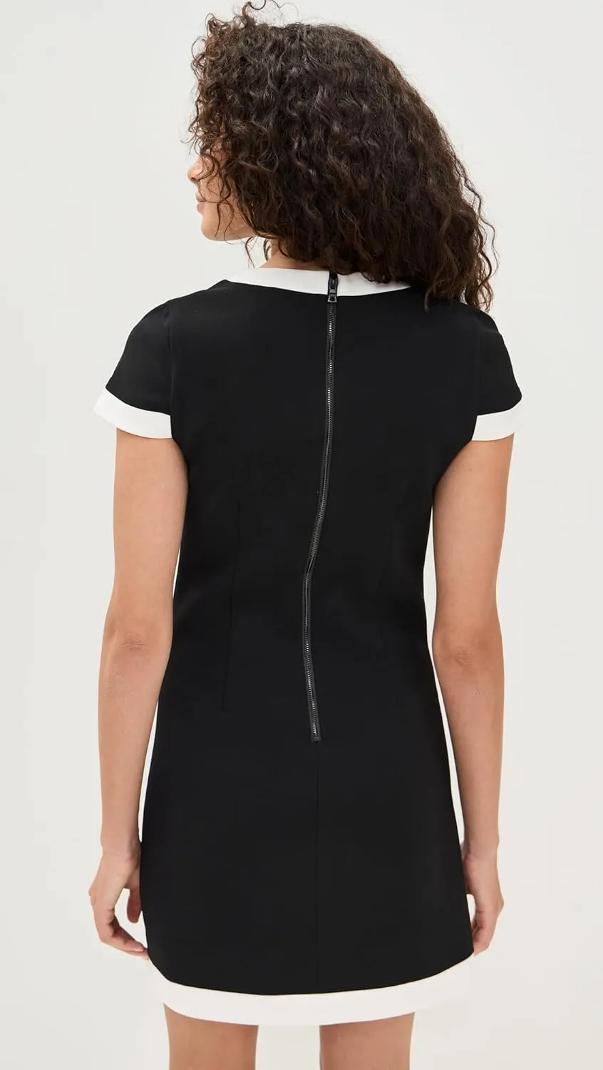alice   olivia Women's Coley Button Mini Shift Dress