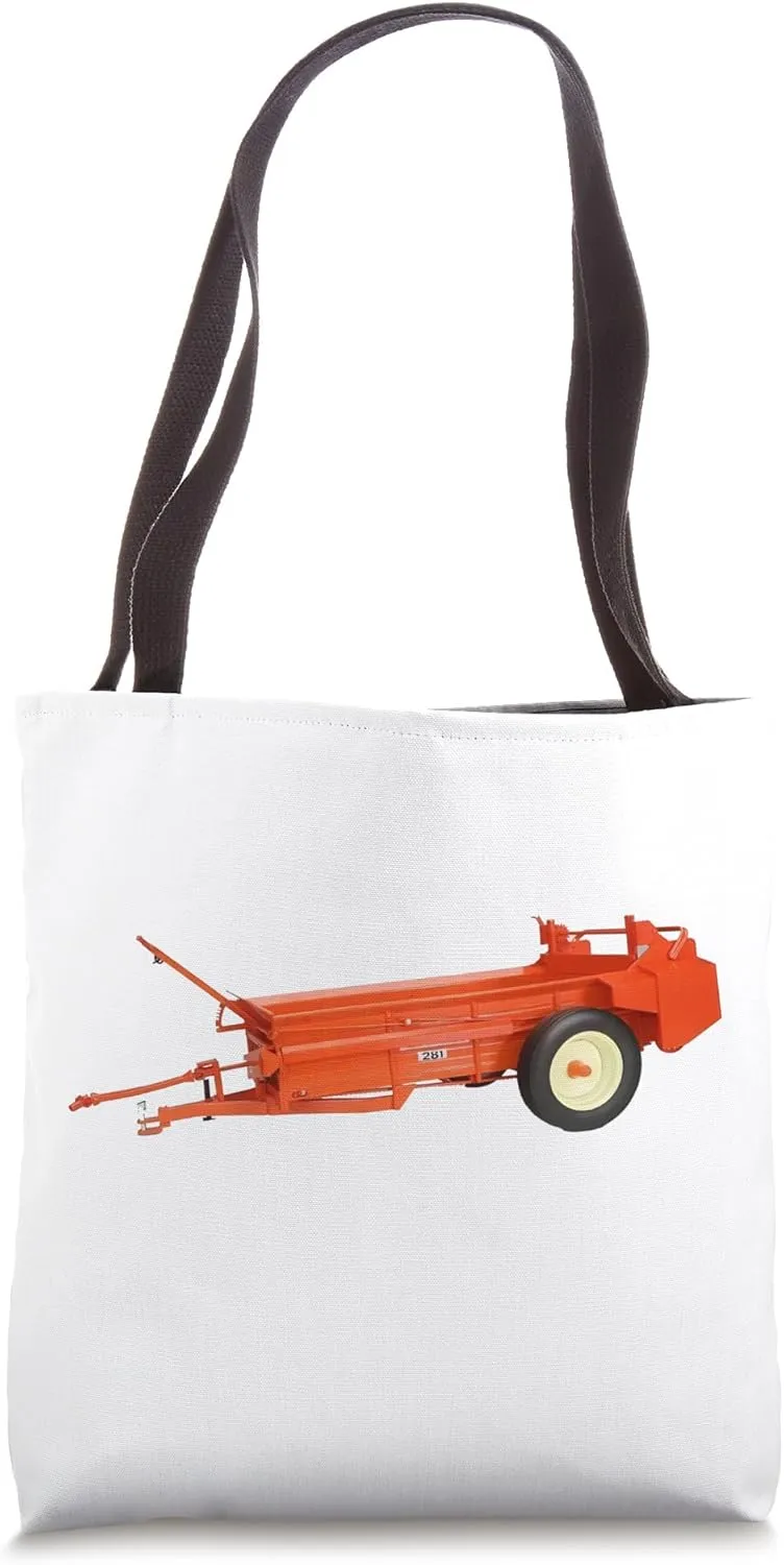 Alliss Chalmers 281 Box Manure Spreader Print Tote Bag