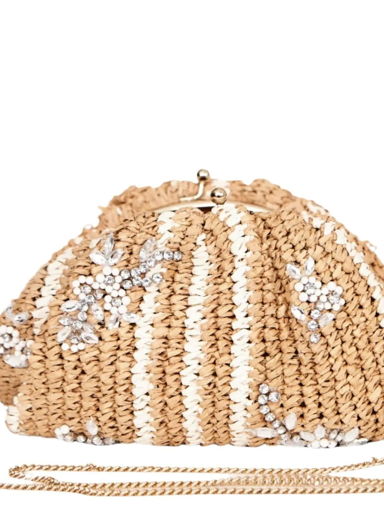 Alora Clutch - Nat/Ecru