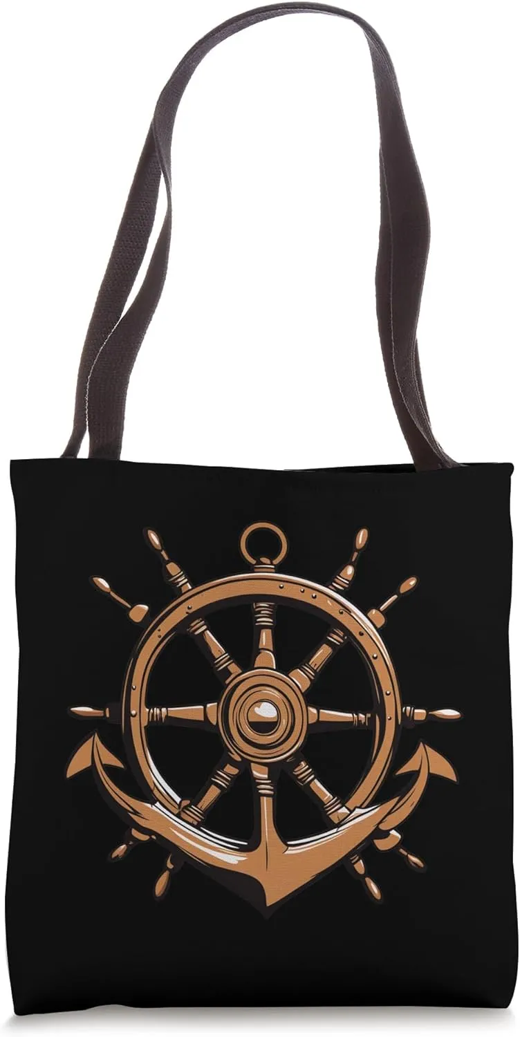 Anchor Nautical Tote Bag