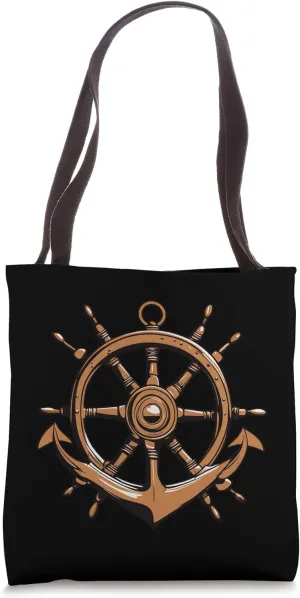 Anchor Nautical Tote Bag