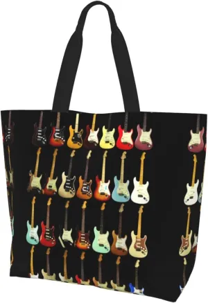Animal Tiger Leopard Print Rose Flower Print Shoulder Bag For Women Shopping Bags Tote Bag Large Storage Grocery Bags