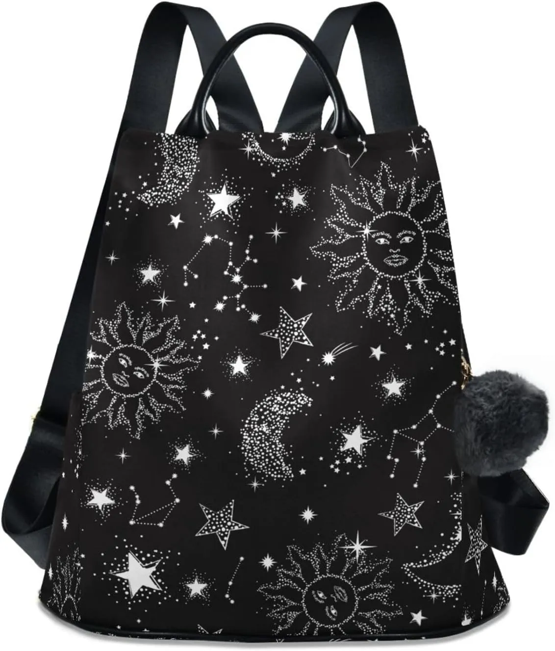 Anti-theft Backpack Purse BackPacks Handbags for Women Travel Rucksack Lightweight Shoulder Bags Starry Sky Pattern 14