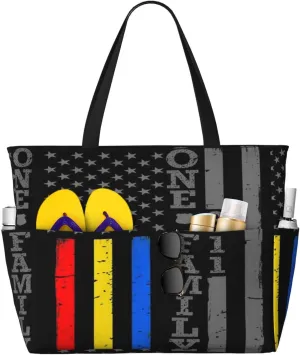 Antigua Barbuda Flag Women Large Beach Bag Travel Weekender Foldable Tote Bag for Pool Beach Vacation Gym
