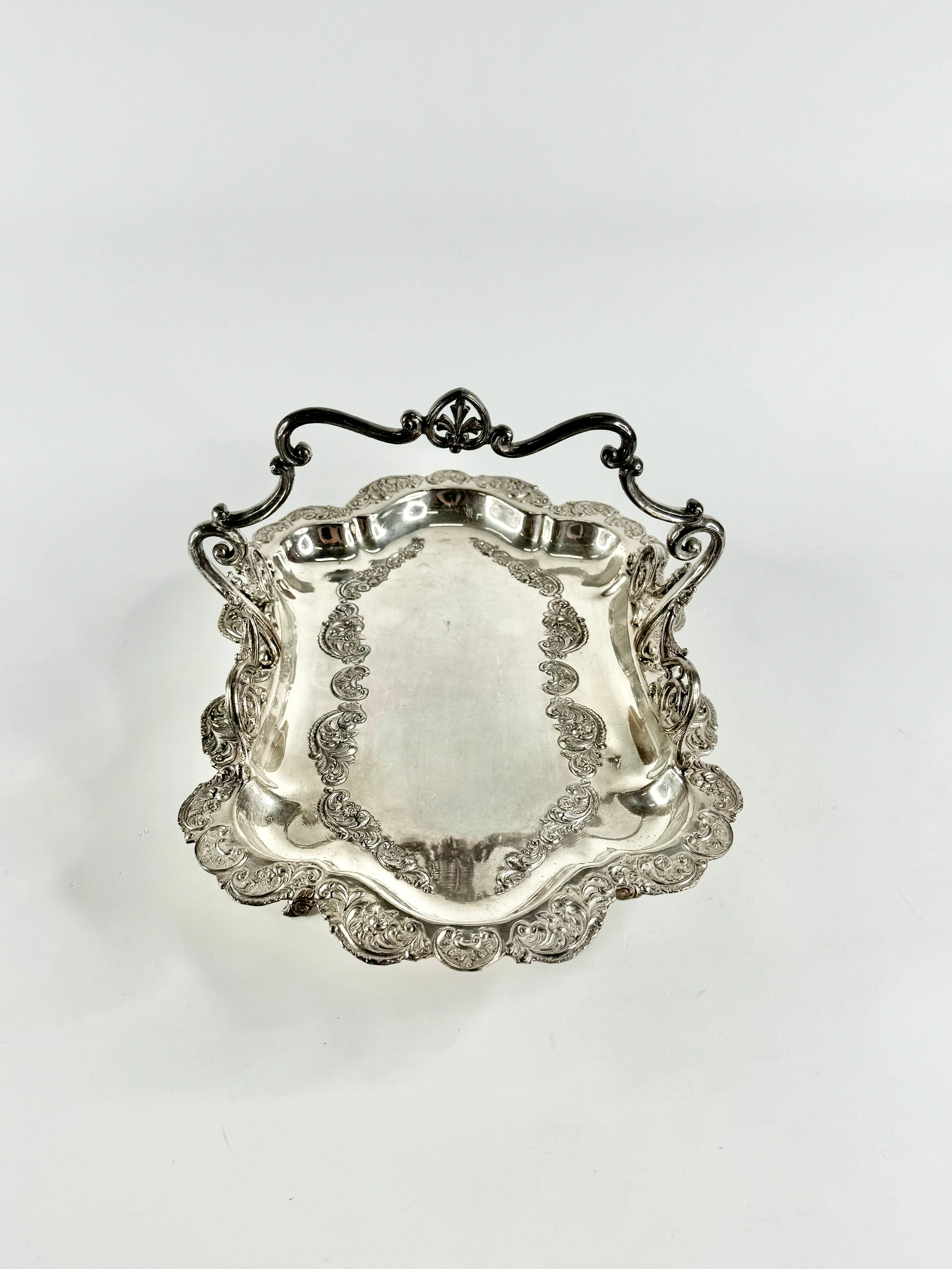 Antique Philip Ashberry & Sons Silverplated Tray
