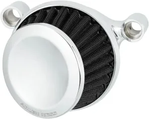 Arlen Ness Mini 22 Chrome Air Cleaner (600-025), black
