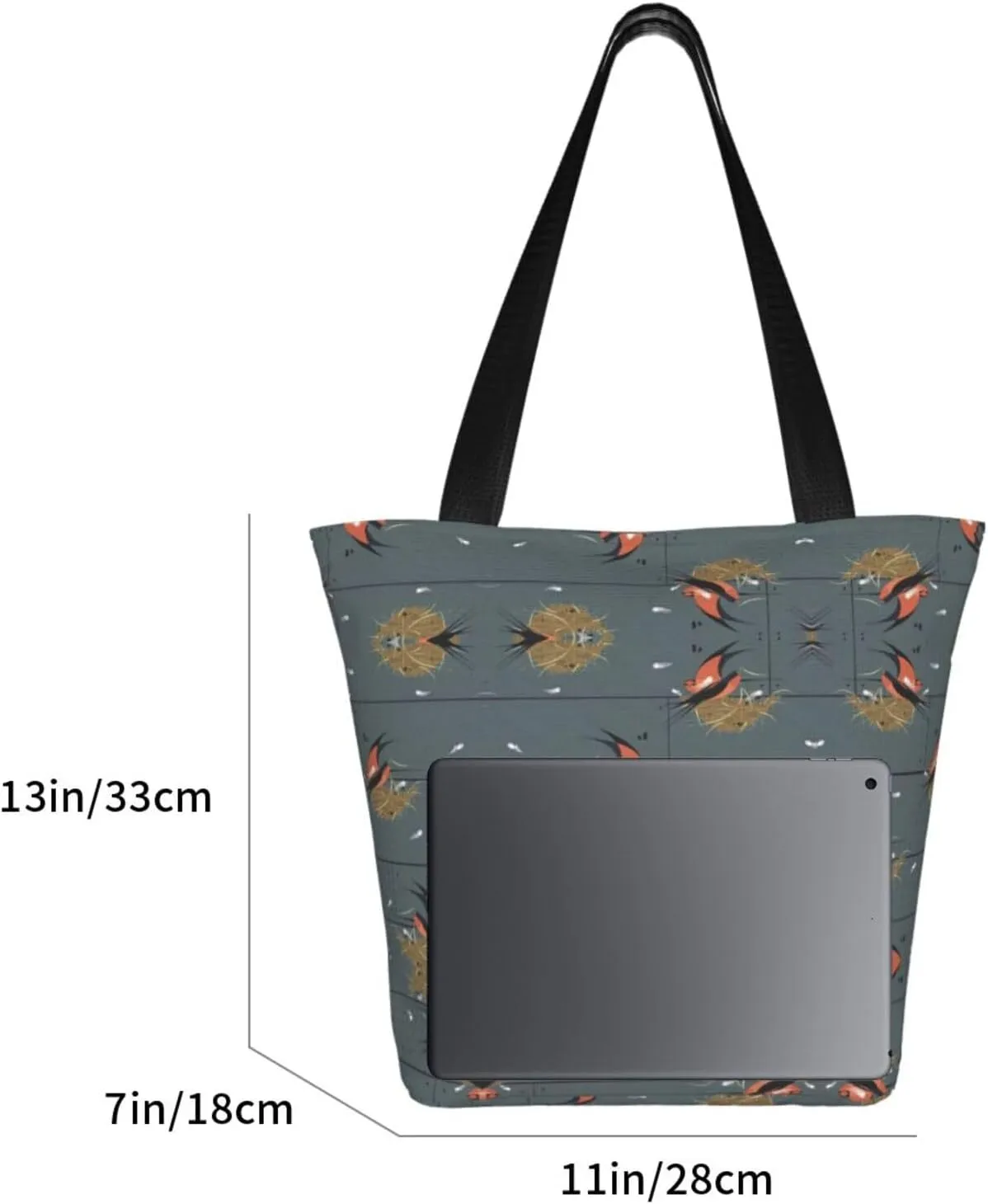 Art Guitar Pattern Print Shoulder Tote Bag Women'S Large Size Handbag Casual Tote Shopping Bag For Women