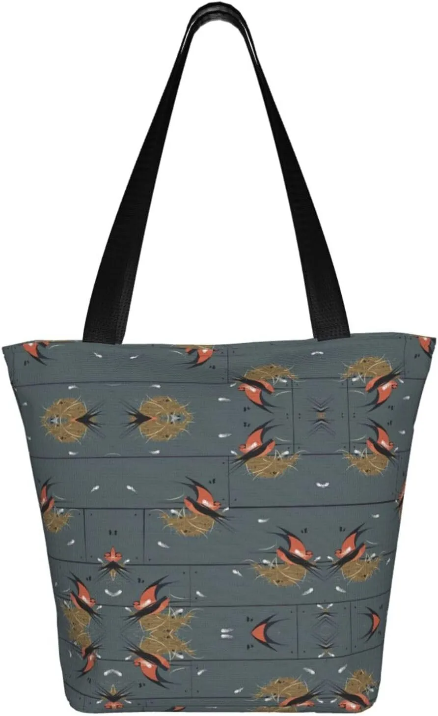Art Guitar Pattern Print Shoulder Tote Bag Women'S Large Size Handbag Casual Tote Shopping Bag For Women